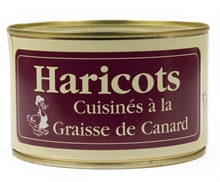 Haricots cuisinés à la graisse de canard 420